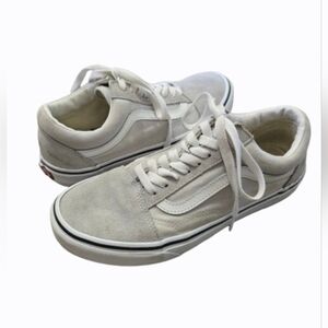 VANS Sneakers Unisex Men 6.5 Women 8 Suede Accent Gray Lace-Up